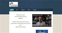 Desktop Screenshot of harrisbaptist.org